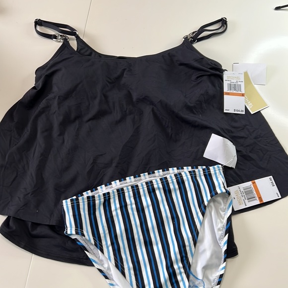 NWT Michael Kors 2 Piece Tankini Swim Suit Size S - Picture 11 of 14